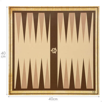 Juego Ajedrez & Backgammon ociostock