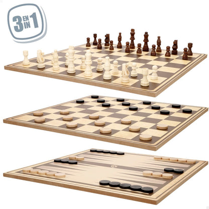 Juego Ajedrez & Backgammon ociostock