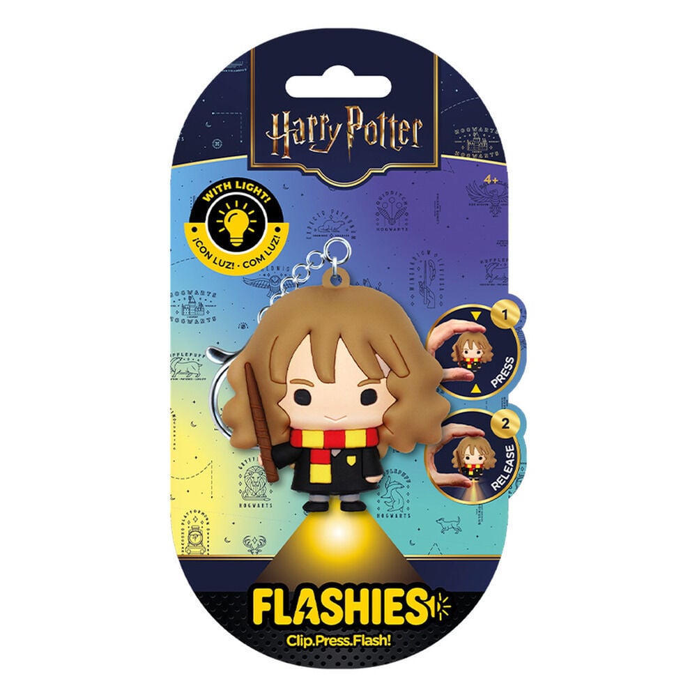 Llavero figura 3D con luz Hermione Harry Potter Flashies KIDS LICENSING