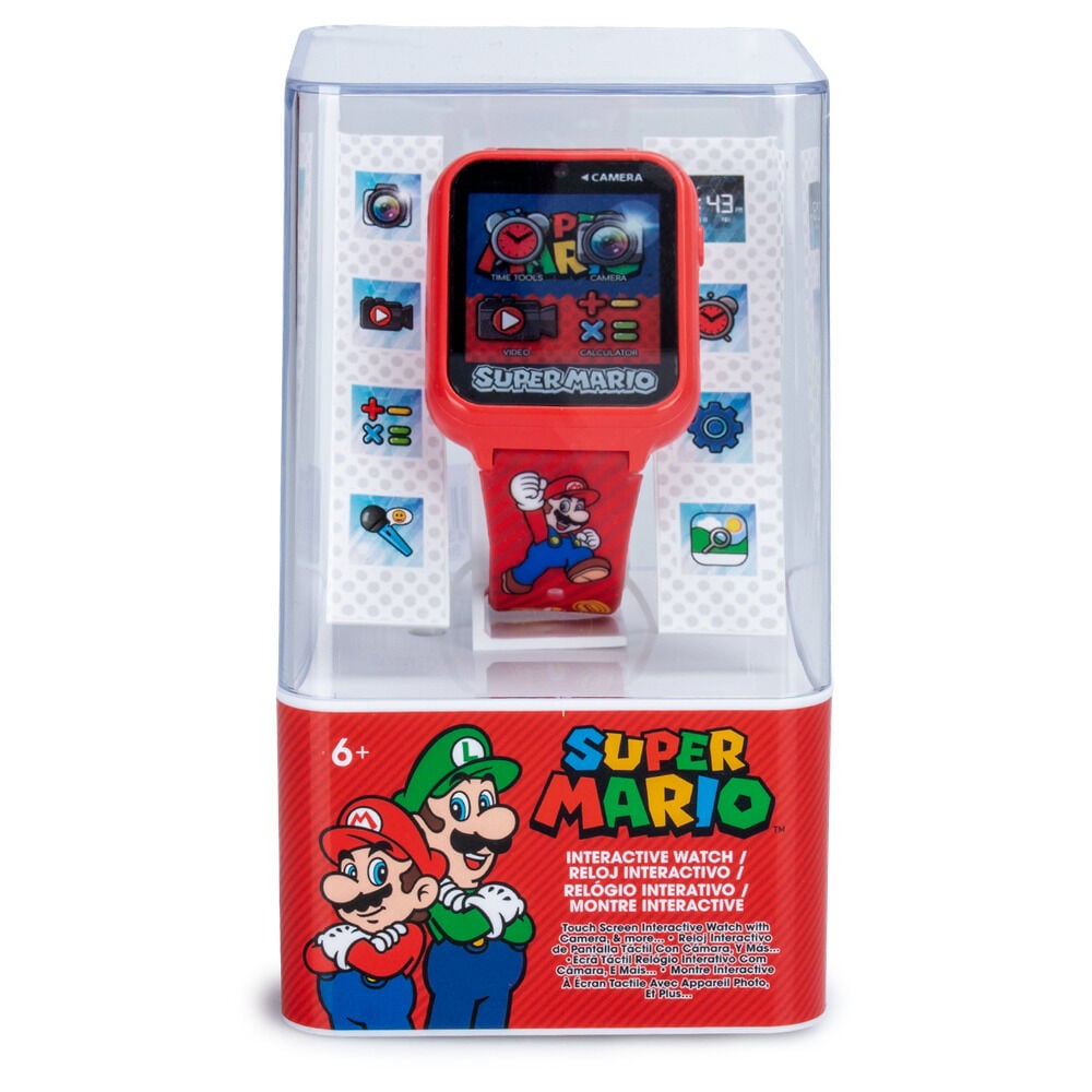 Reloj interactivo Super Mario Bros KIDS LICENSING