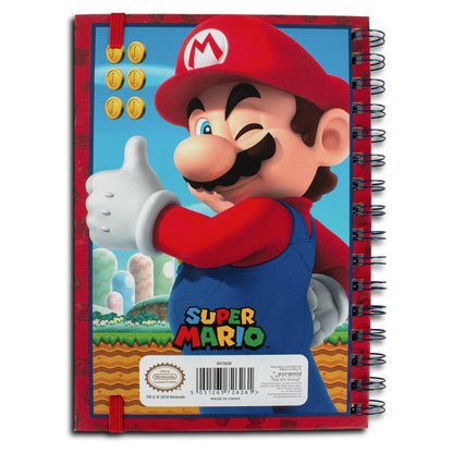Cuaderno A5 lenticular Super Mario Bros KIDS LICENSING