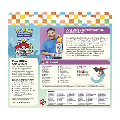 Juego cartas World Championship Decks Q2 Pokemon ingles surtido POKEMON JUEGO DE CARTAS