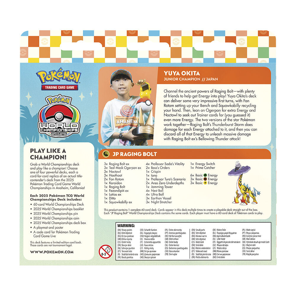 Juego cartas World Championship Decks Q2 Pokemon ingles surtido POKEMON JUEGO DE CARTAS
