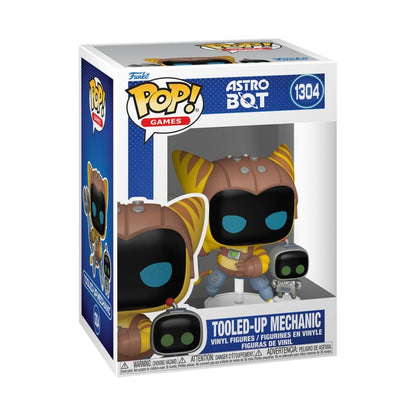 Figura POP Astro Bot & Buddy Tooled-Up Mechanic FUNKO