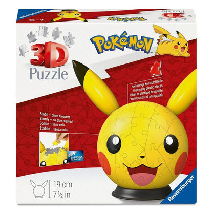 Puzzle Ball 3D Pikachu Pokemon RAVENSBURGER