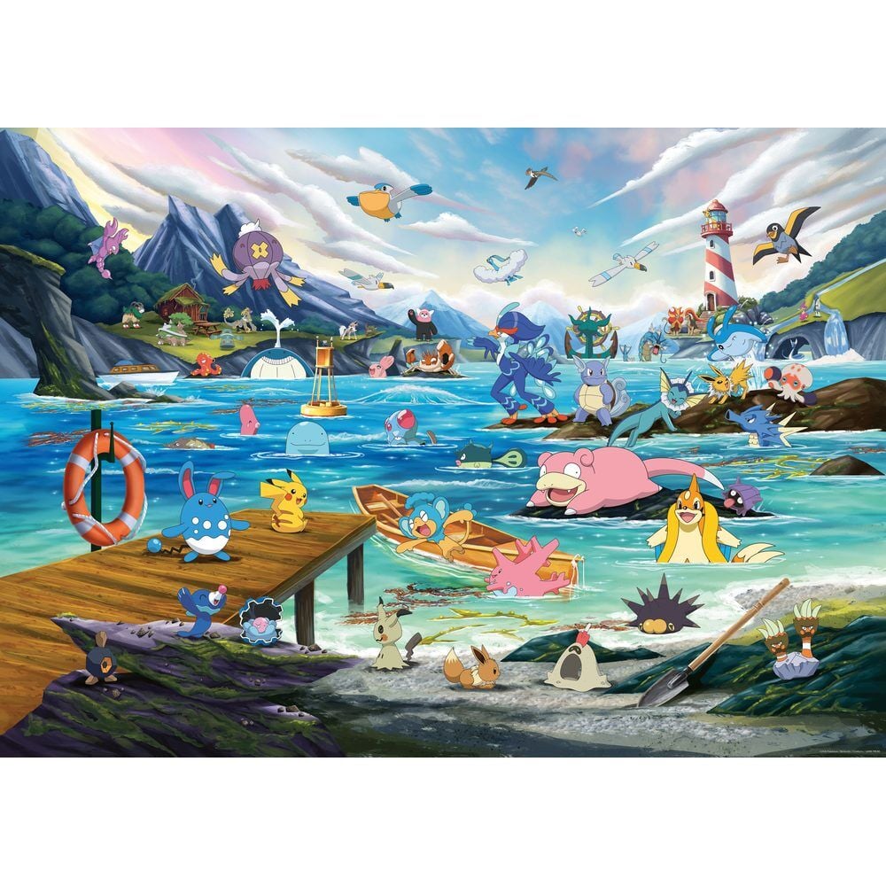 Puzzle Vaporeon y el Mar Templado Pokemon Breakout 3 1000pzs RAVENSBURGER