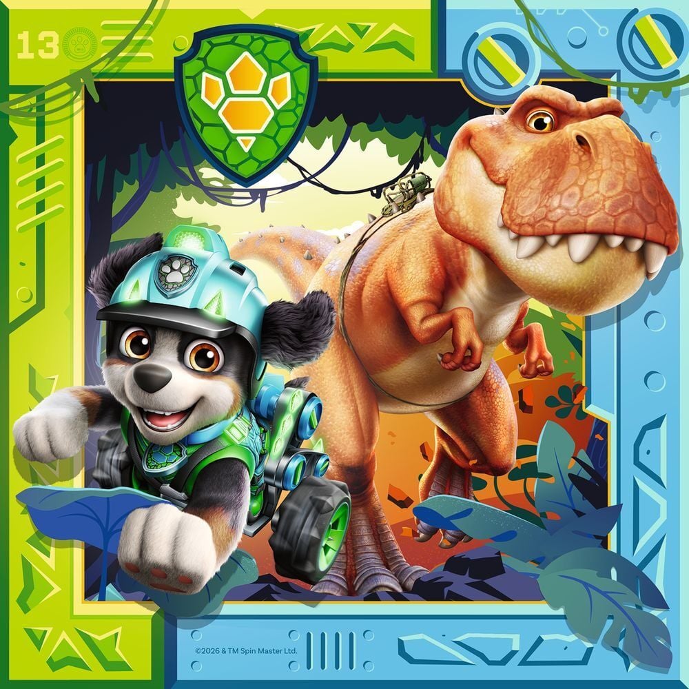 Puzzle Dino Movie Patrulla Canina Paw Patrol 3x49pzs RAVENSBURGER
