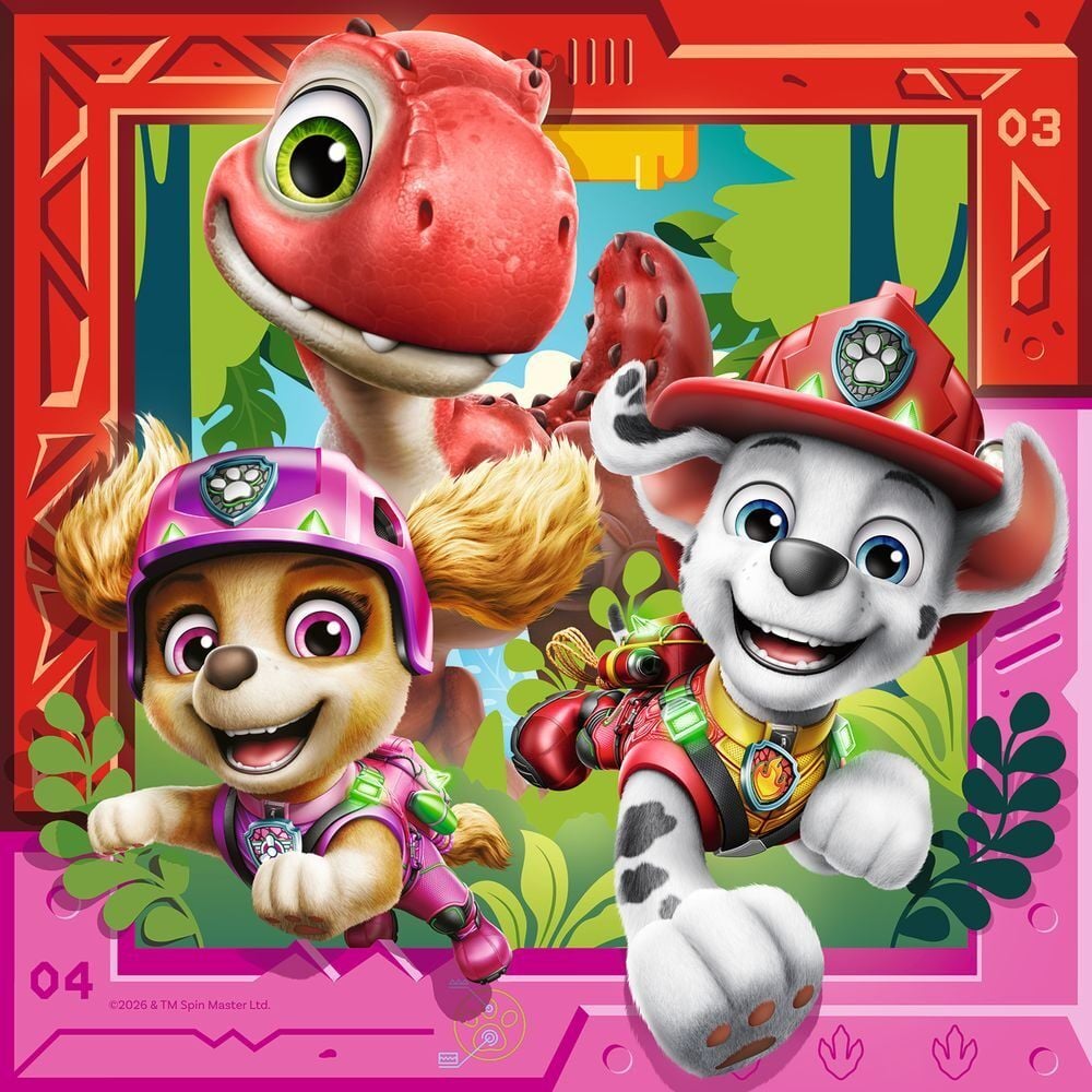 Puzzle Dino Movie Patrulla Canina Paw Patrol 3x49pzs RAVENSBURGER
