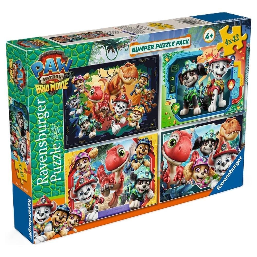 Puzzle Dino Movie Patrulla Canina Paw Patrol 4x42pzs RAVENSBURGER