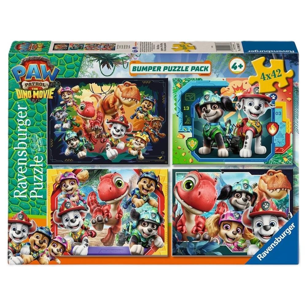Puzzle Dino Movie Patrulla Canina Paw Patrol 4x42pzs RAVENSBURGER