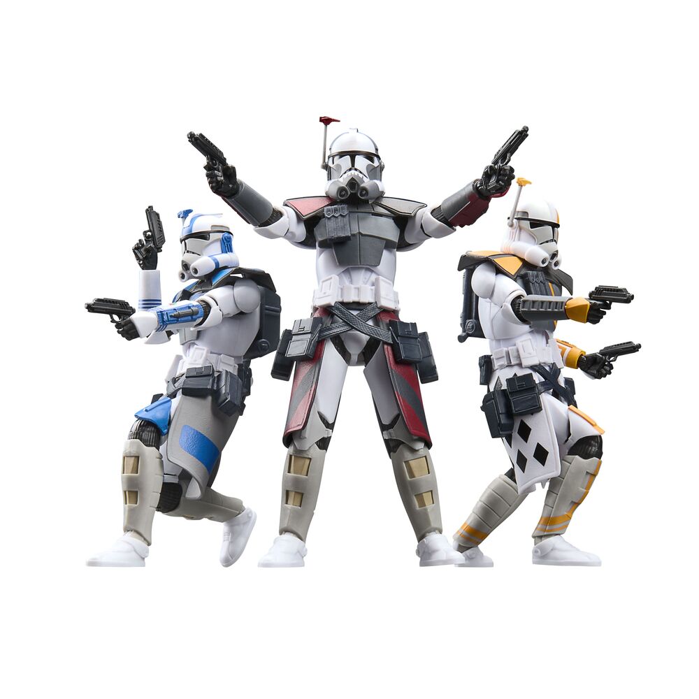 Set 3 Figuras Star Wars The Clone Wars Star Wars The Black Series 15cm HASBRO
