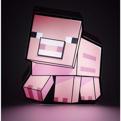 Lampara box Cerdo Minecraft PALADONE
