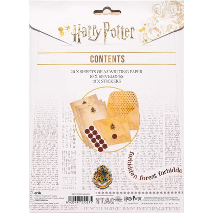 Set escritura cartas Hogwarts Harry Potter PALADONE