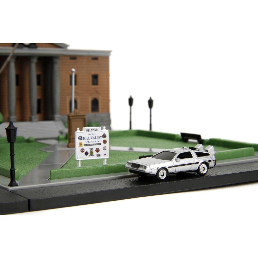 Replica Diorama Plaza de la Corte de Hill Valley Regreso al Futuro JADA TOYS