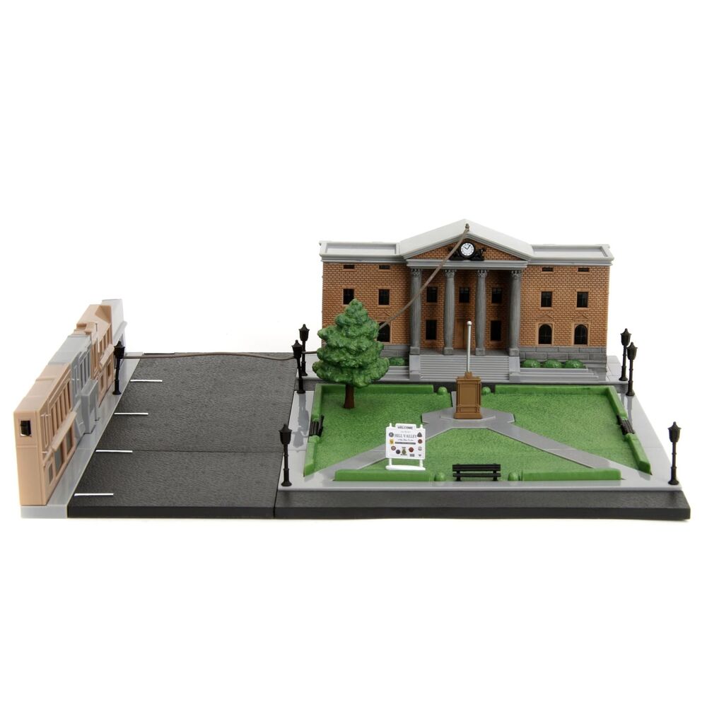 Replica Diorama Plaza de la Corte de Hill Valley Regreso al Futuro JADA TOYS