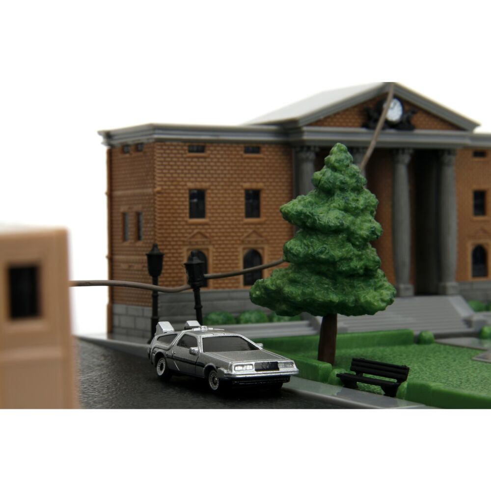 Replica Diorama Plaza de la Corte de Hill Valley Regreso al Futuro JADA TOYS