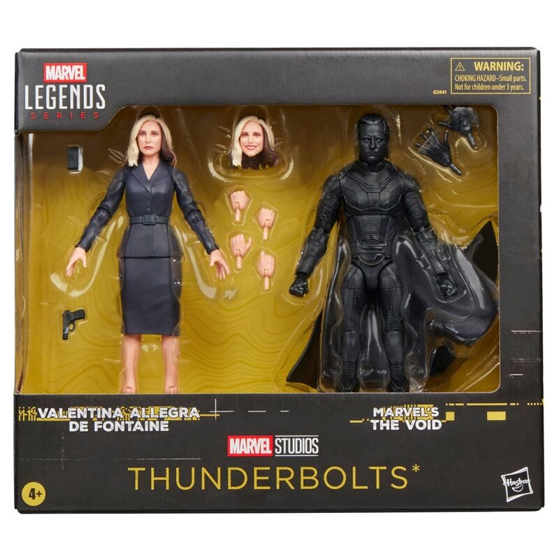 Set 2 Figuras Valentina Allegra De Fontaine & Marvels The Void Thunderbolts Marvel 15cm HASBRO