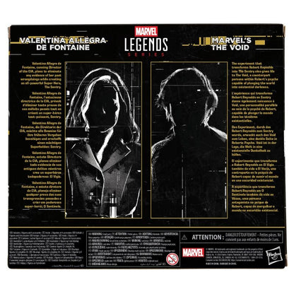 Set 2 Figuras Valentina Allegra De Fontaine & Marvels The Void Thunderbolts Marvel 15cm HASBRO