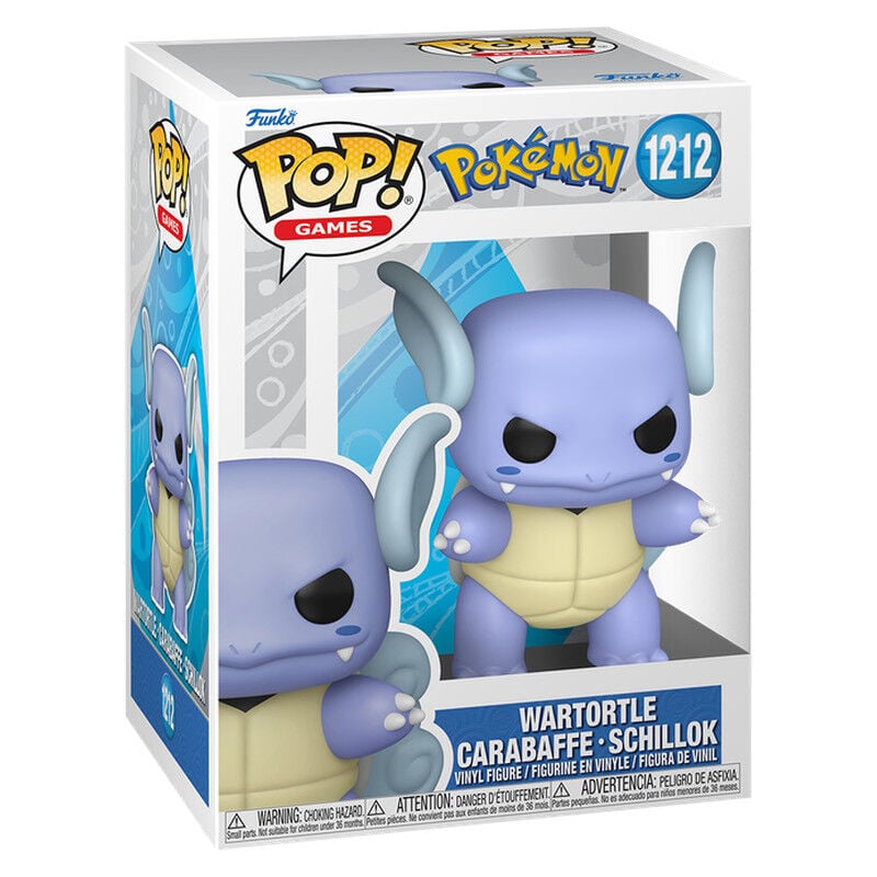 Figura POP Pokemon Wartortle Carabaffe Schillok FUNKO