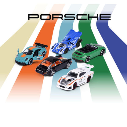Set 5 coches Porsche MAJORETTE