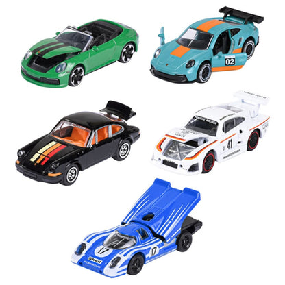 Set 5 coches Porsche MAJORETTE