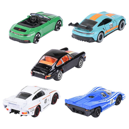 Set 5 coches Porsche MAJORETTE