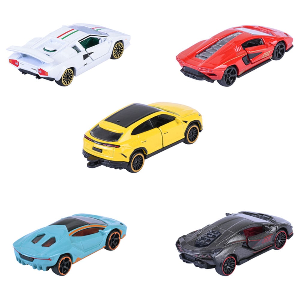 Set 5 coches Lamborghini MAJORETTE