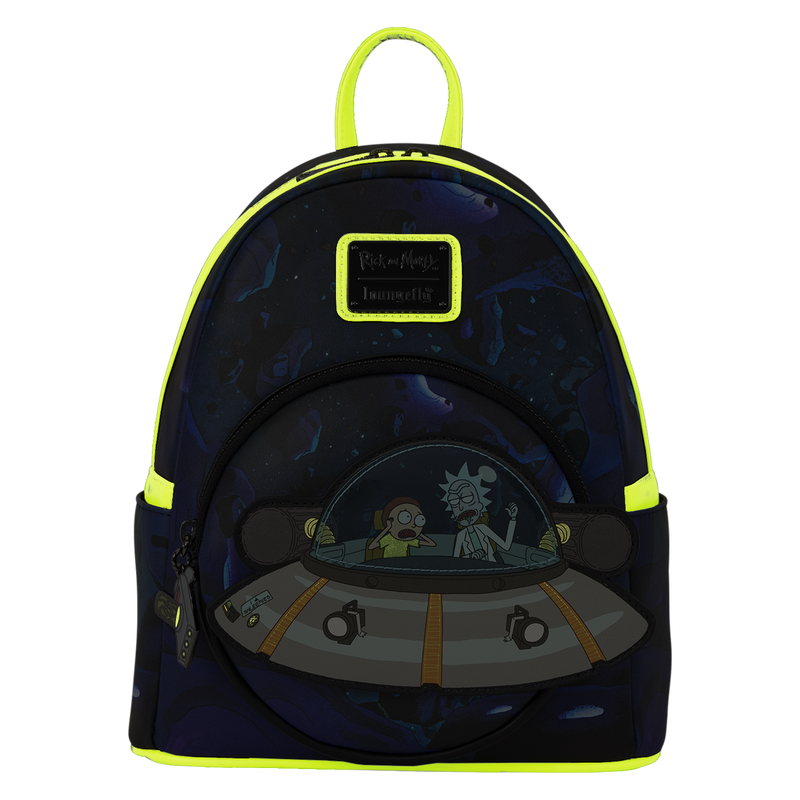 Mochila Cartoon Network Rick and Morty Space Cruiser Loungefly 26cm LOUNGEFLY