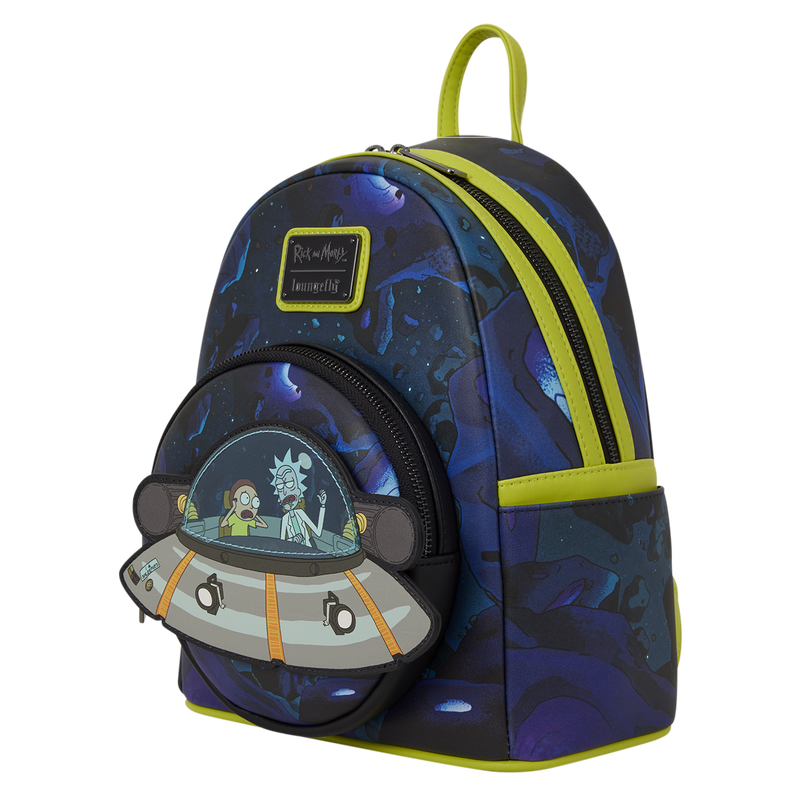 Mochila Cartoon Network Rick and Morty Space Cruiser Loungefly 26cm LOUNGEFLY