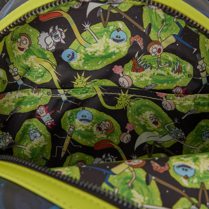 Mochila Cartoon Network Rick and Morty Space Cruiser Loungefly 26cm LOUNGEFLY
