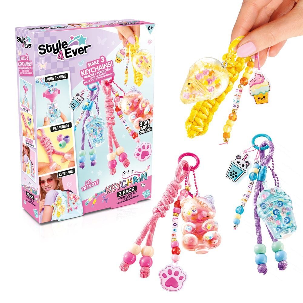 Set 3 Llaveros Style 4Ever CANAL TOYS