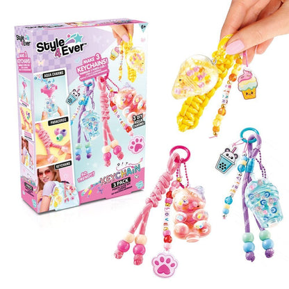 Set 3 Llaveros Style 4Ever CANAL TOYS