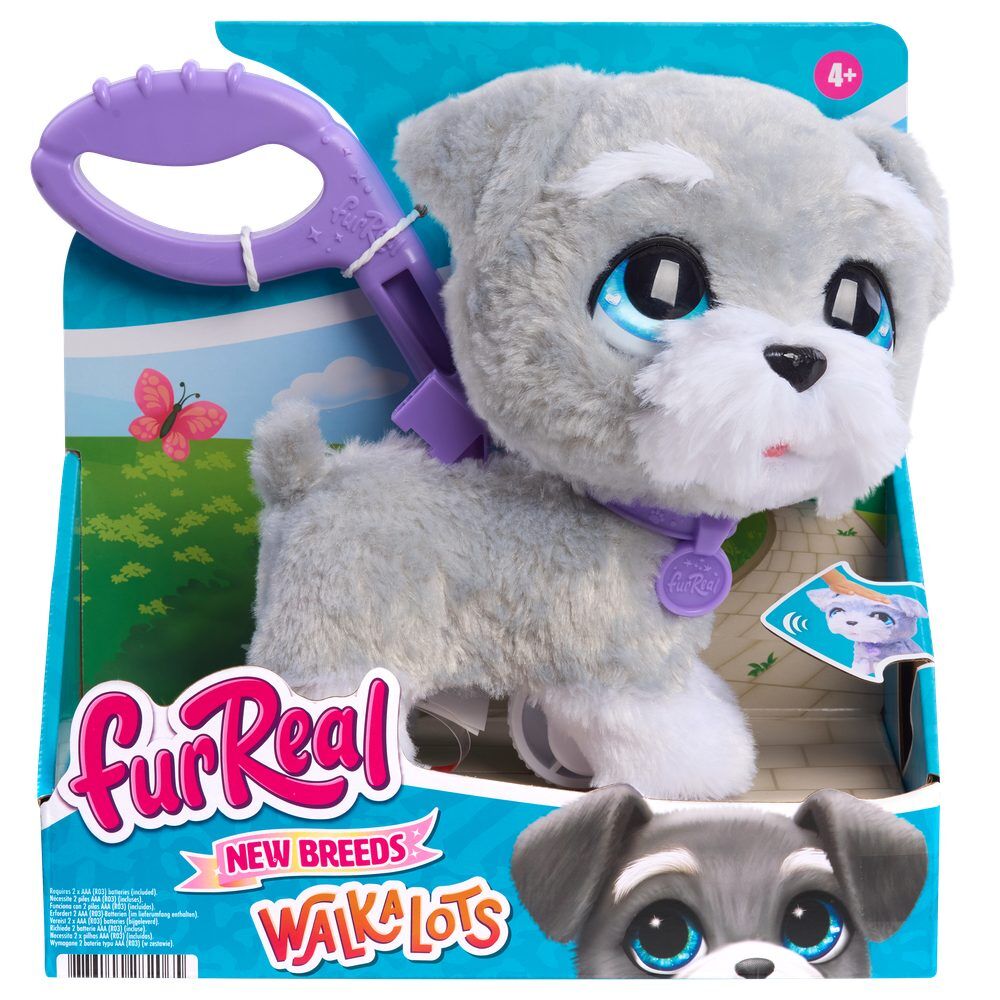 Peluche interactivo Schnauzer Walk-a-Lots FurReal JUST PLAY