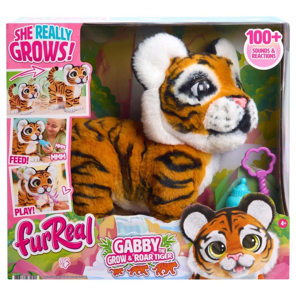 Peluche interactivo Gabby the Grow & Roar Tiger FurReal JUST PLAY