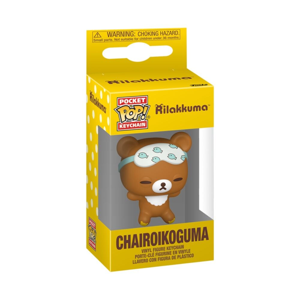 Llavero Pocket POP Keychain Rilakkuma Chairoikoguma FUNKO