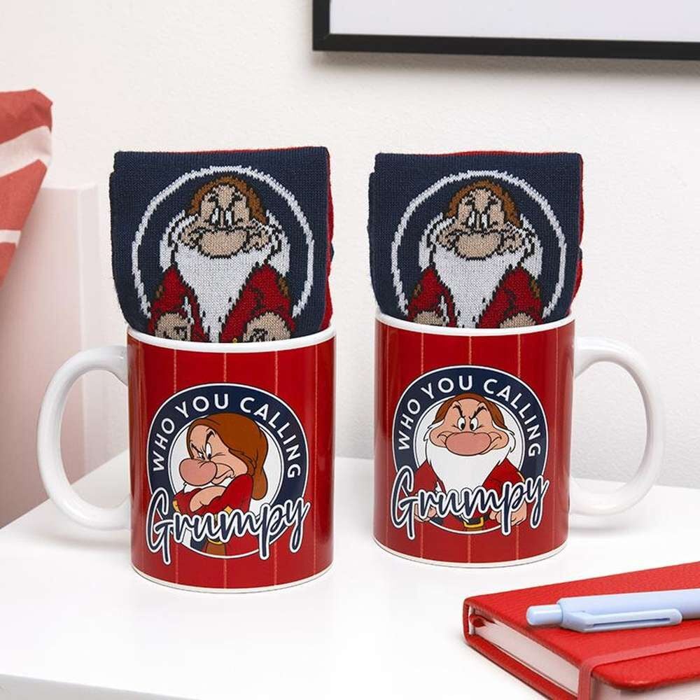 Set taza y calcetines Gruñon Blancanieves y los siete enanitos PALADONE