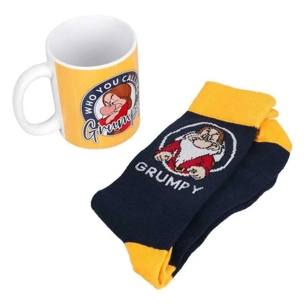 Set taza y calcetines Gruñon Blancanieves y los siete enanitos PALADONE