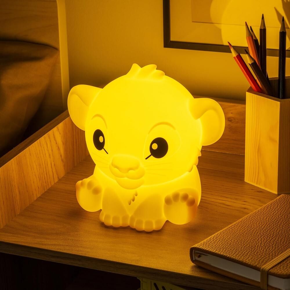 Luz silicona recargable SquishyGlo Simba El Rey Leon PALADONE