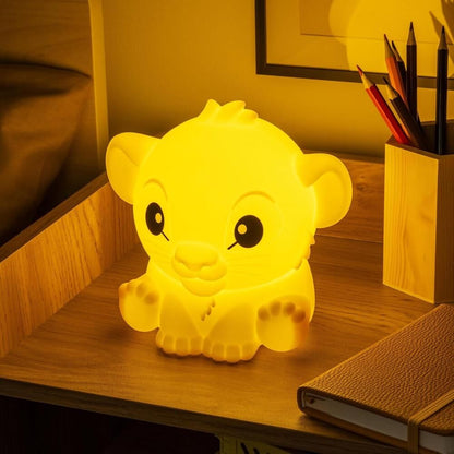 Luz silicona recargable SquishyGlo Simba El Rey Leon PALADONE