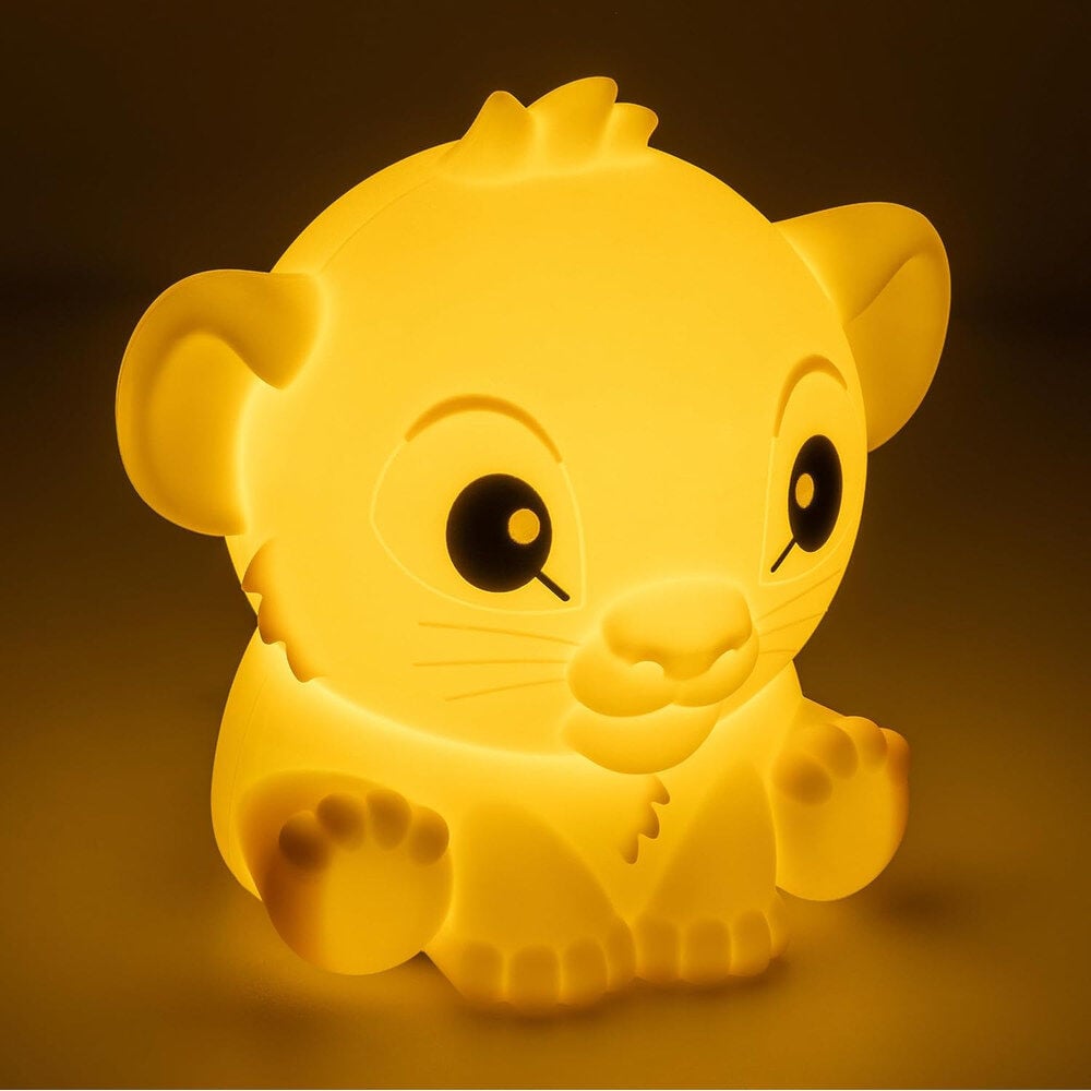 Luz silicona recargable SquishyGlo Simba El Rey Leon PALADONE