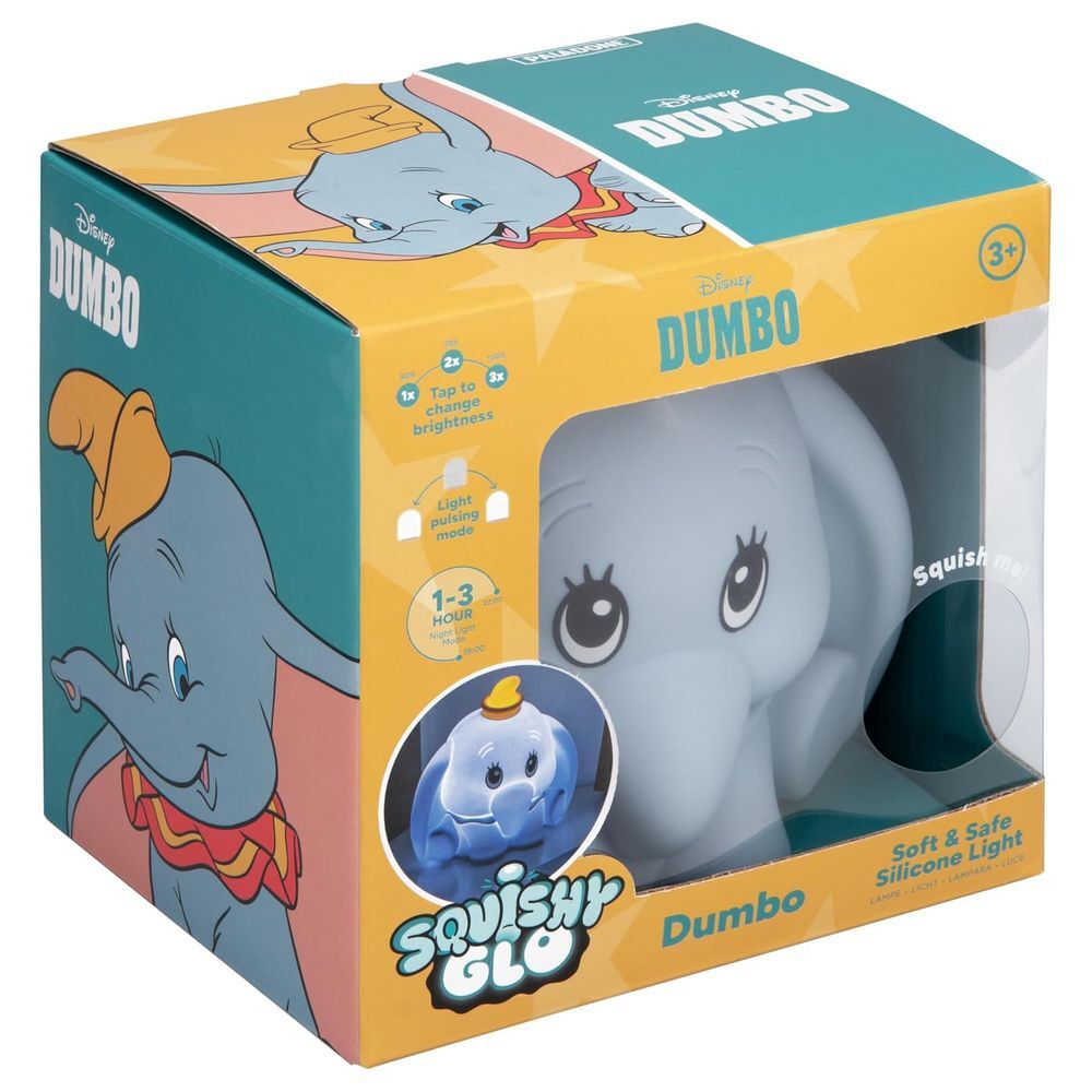 Luz silicona recargable SquishyGlo Dumbo PALADONE