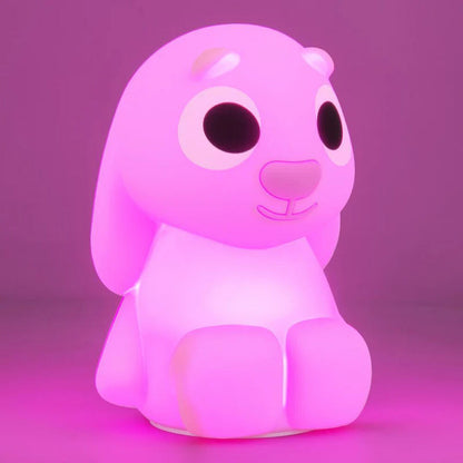 Luz silicona recargable SquishyGlo Floppy Bluey PALADONE