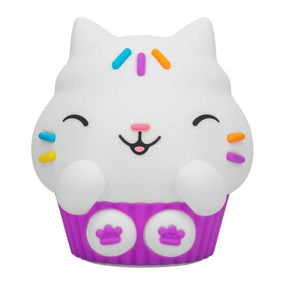 Luz silicona recargable SquishyGlo Cakey Cat La casa de muñecas de Gabby PALADONE
