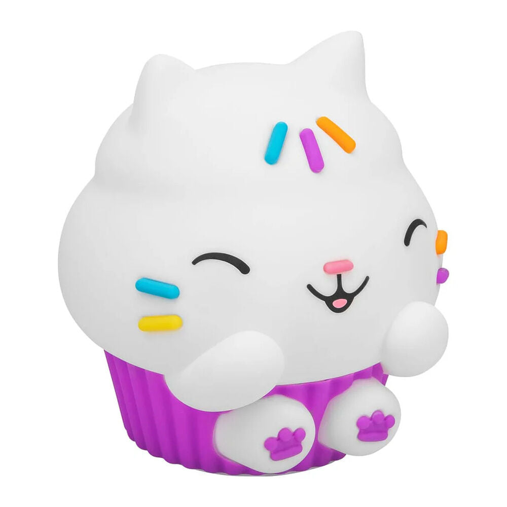 Luz silicona recargable SquishyGlo Cakey Cat La casa de muñecas de Gabby PALADONE