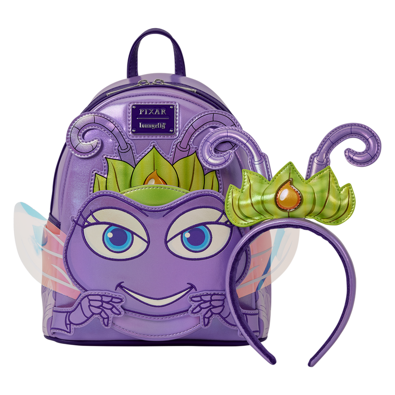 Mochila + Diadema Princess Atta Bichos Disney Pixar Loungefly 26cm LOUNGEFLY