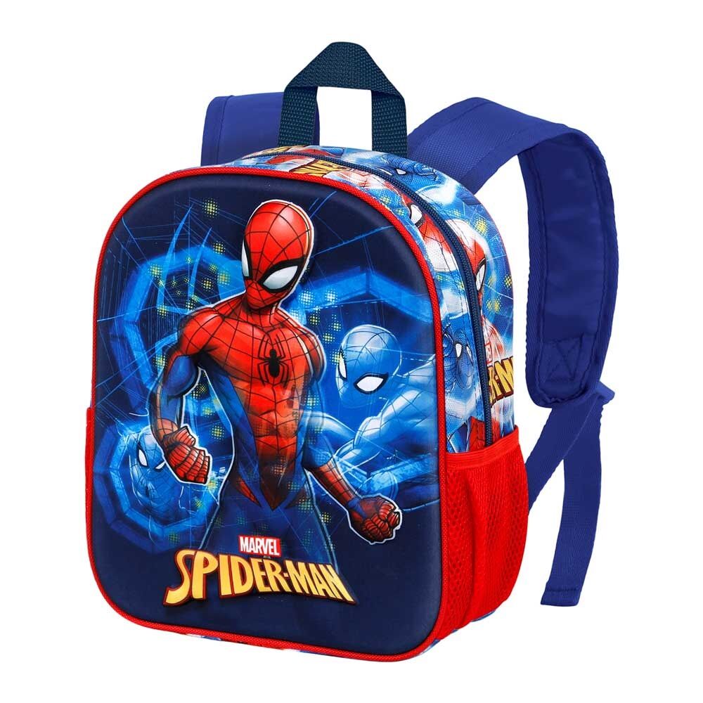 Mochila 3D Powerful Spiderman Marvel 30cm KARACTERMANIA