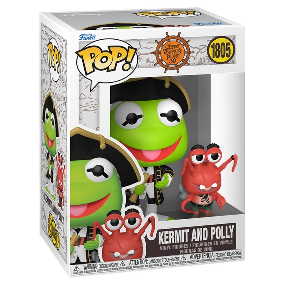 Figura POP Los Teleñecos Muppet Treasure Island Kermit and Polly FUNKO