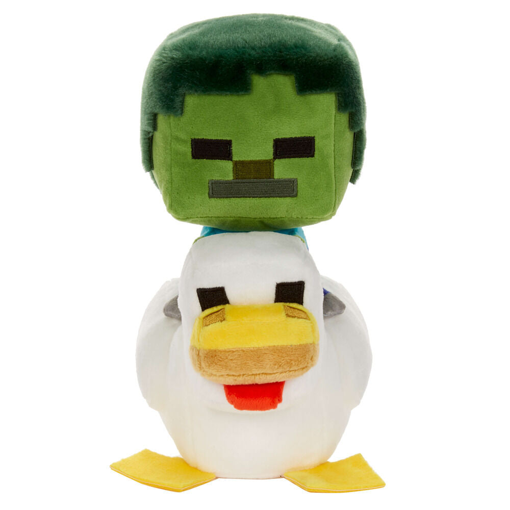 Peluche Chicken Jockey Minecraft 20cm MATTEL