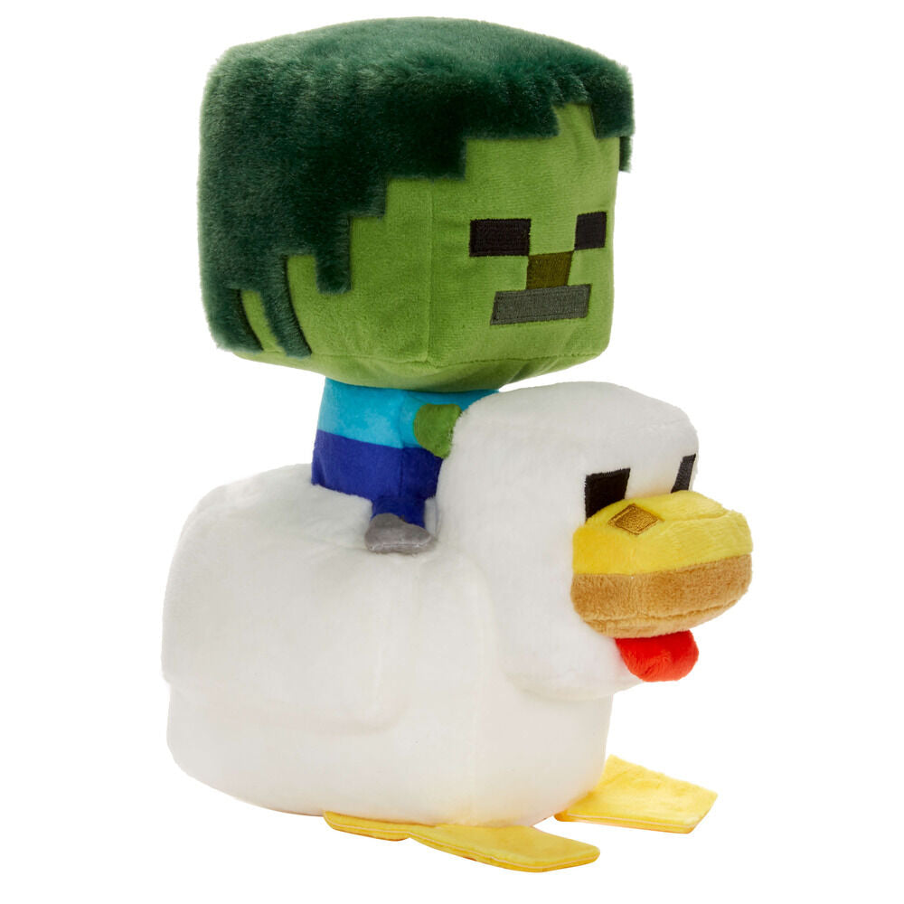 Peluche Chicken Jockey Minecraft 20cm MATTEL