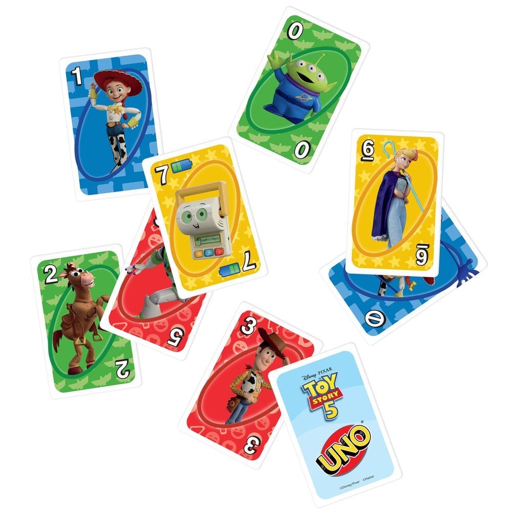 Juego cartas UNO Toy Story 5 Disney Pixar MATTEL